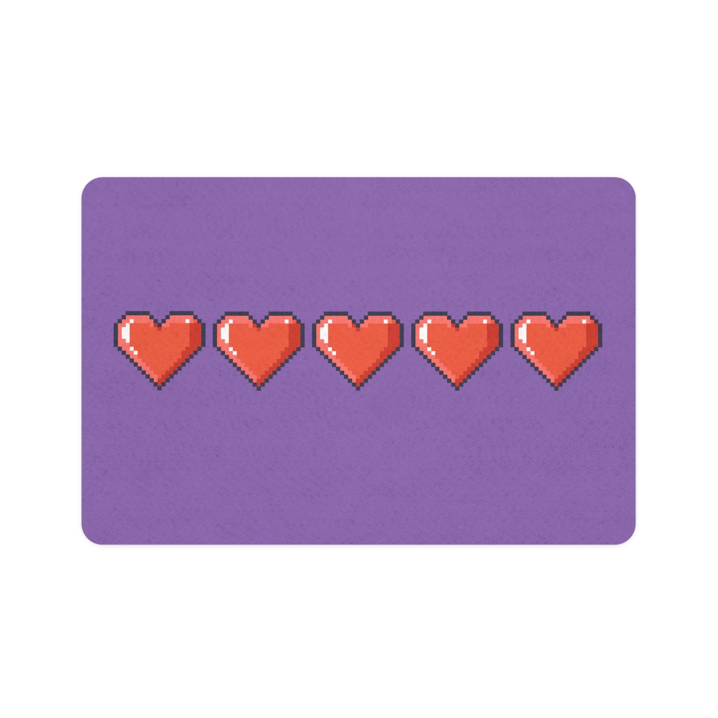 PixelHeart Pet Food Mat