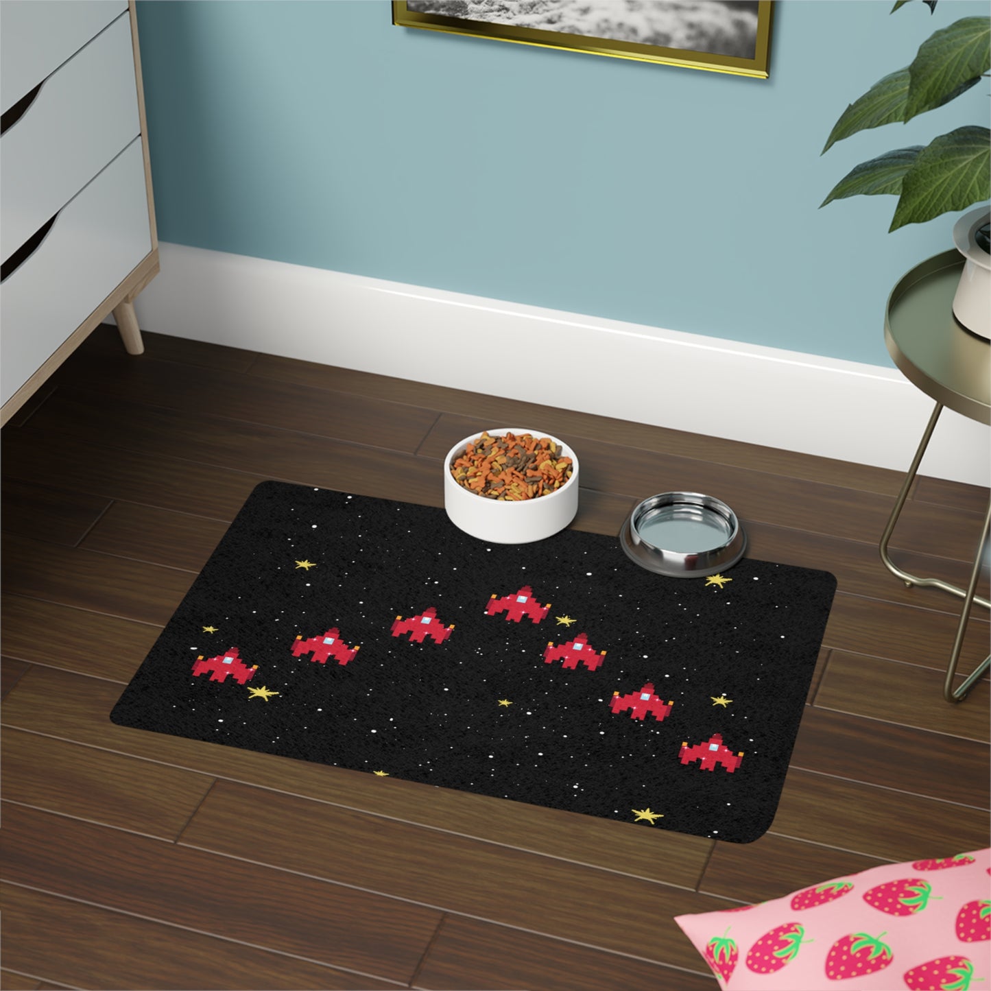 Cosmic Cruiser Pet Food Mat