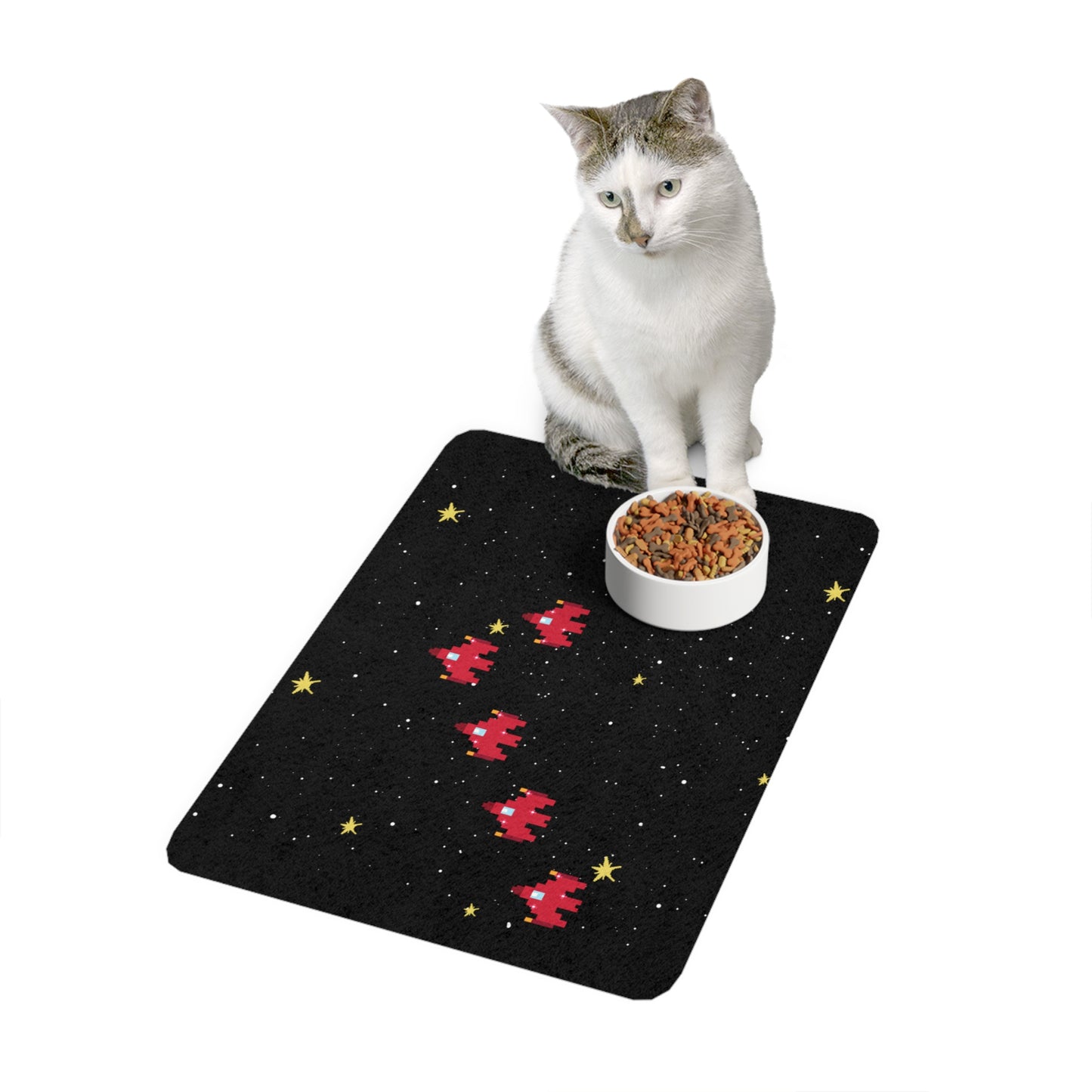 Cosmic Cruiser Pet Food Mat