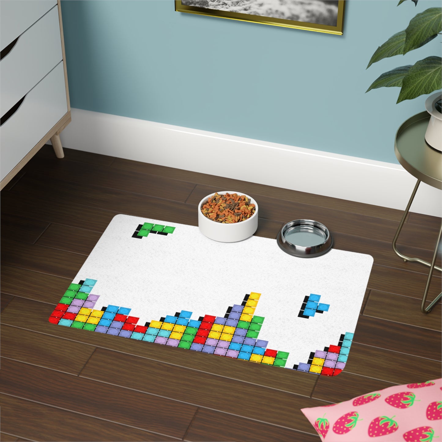 TetraBites Color Cascade Pet Food Mat