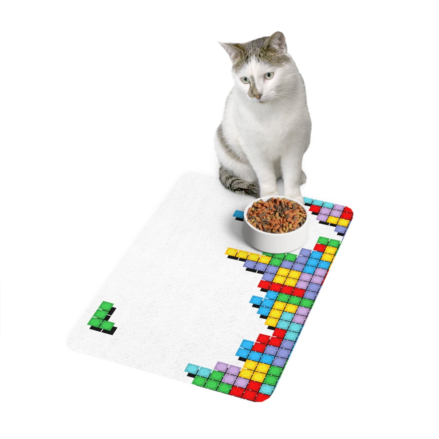 TetraBites Color Cascade Pet Food Mat