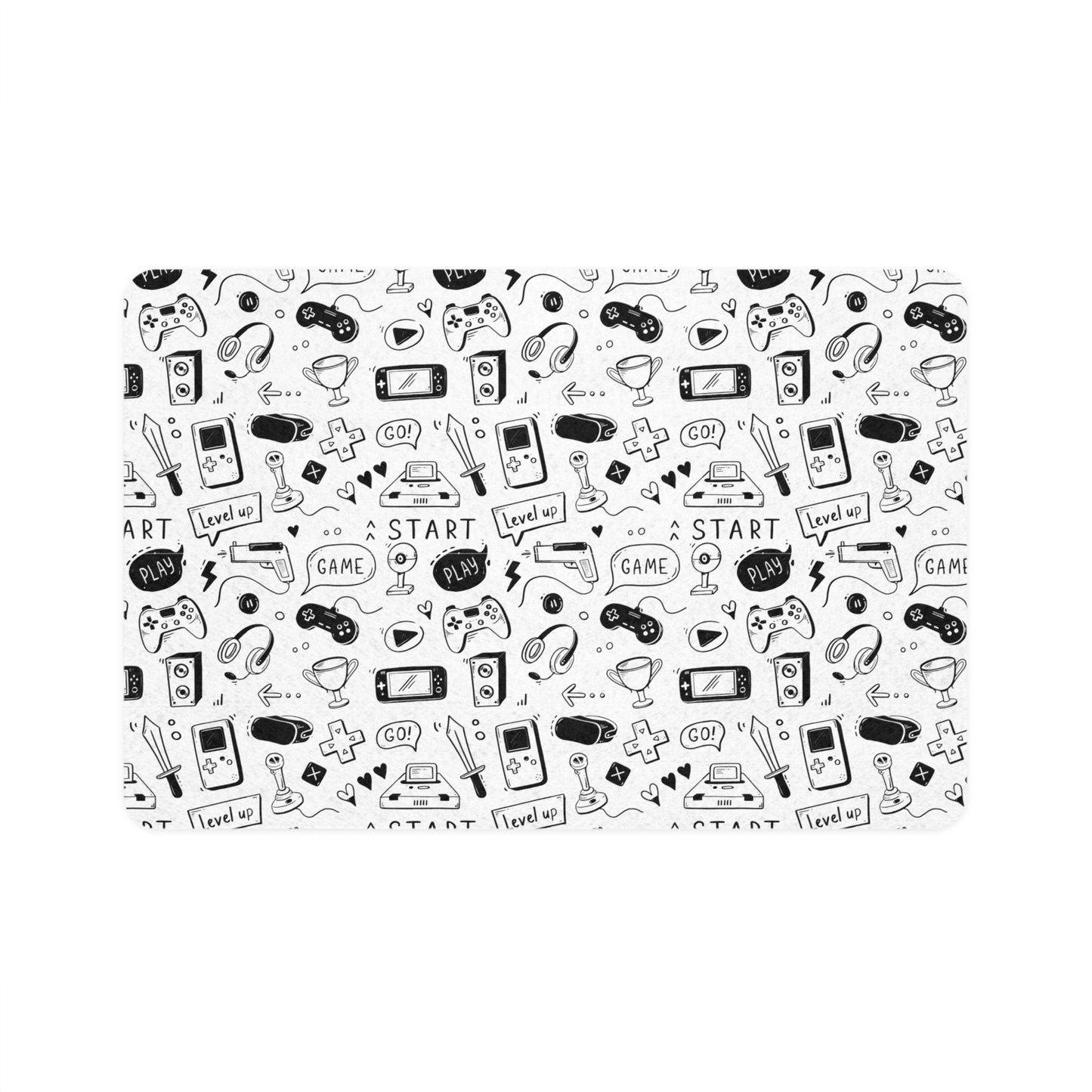 For the Love of Gaming Pet Food Mat